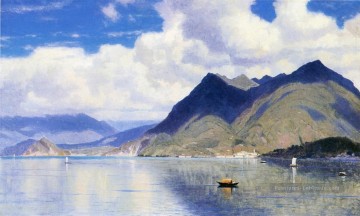  Stanley Galerie - Lago Maggiore2 paysage lumineux William Stanley Haseltine